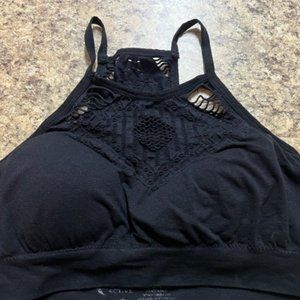 Zyia "crochet look" swim top or sports bra